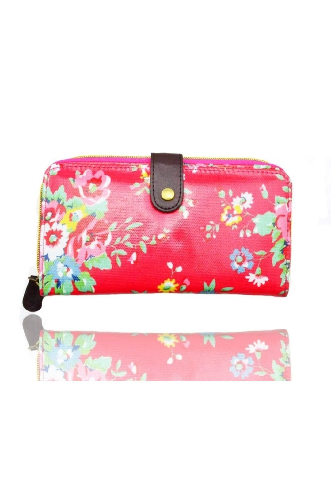 Floral Long Bifold Waterproof Purse - K2 - F
