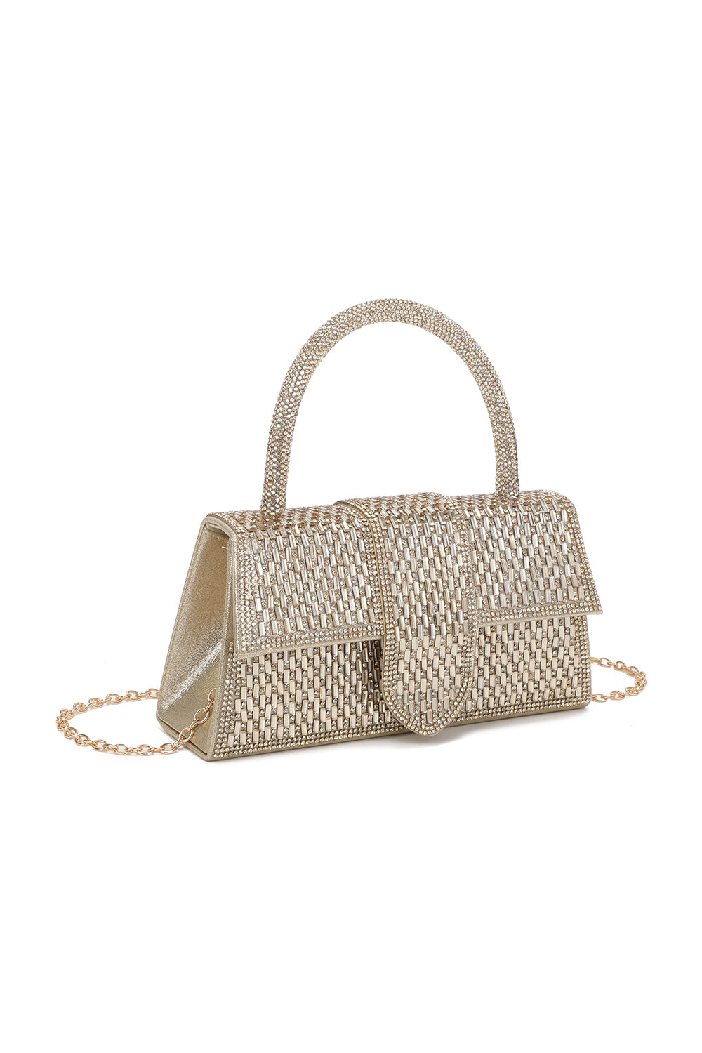 Starlace Top Handle Diamante Clutch Bag - RZ2533