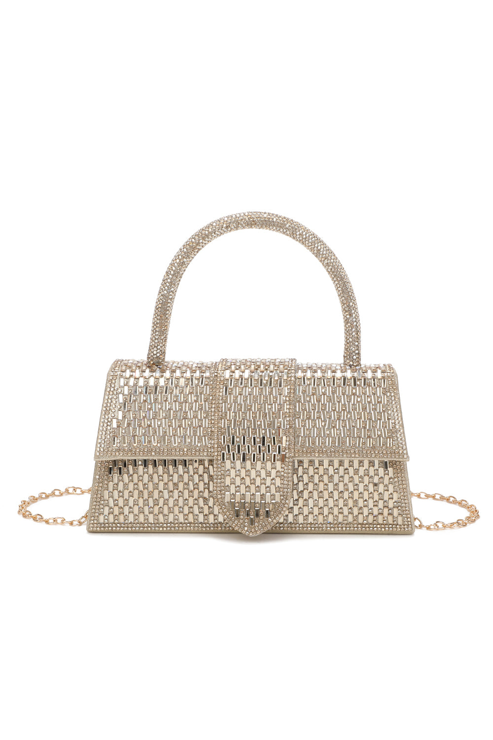 Starlace Top Handle Diamante Clutch Bag - RZ2533