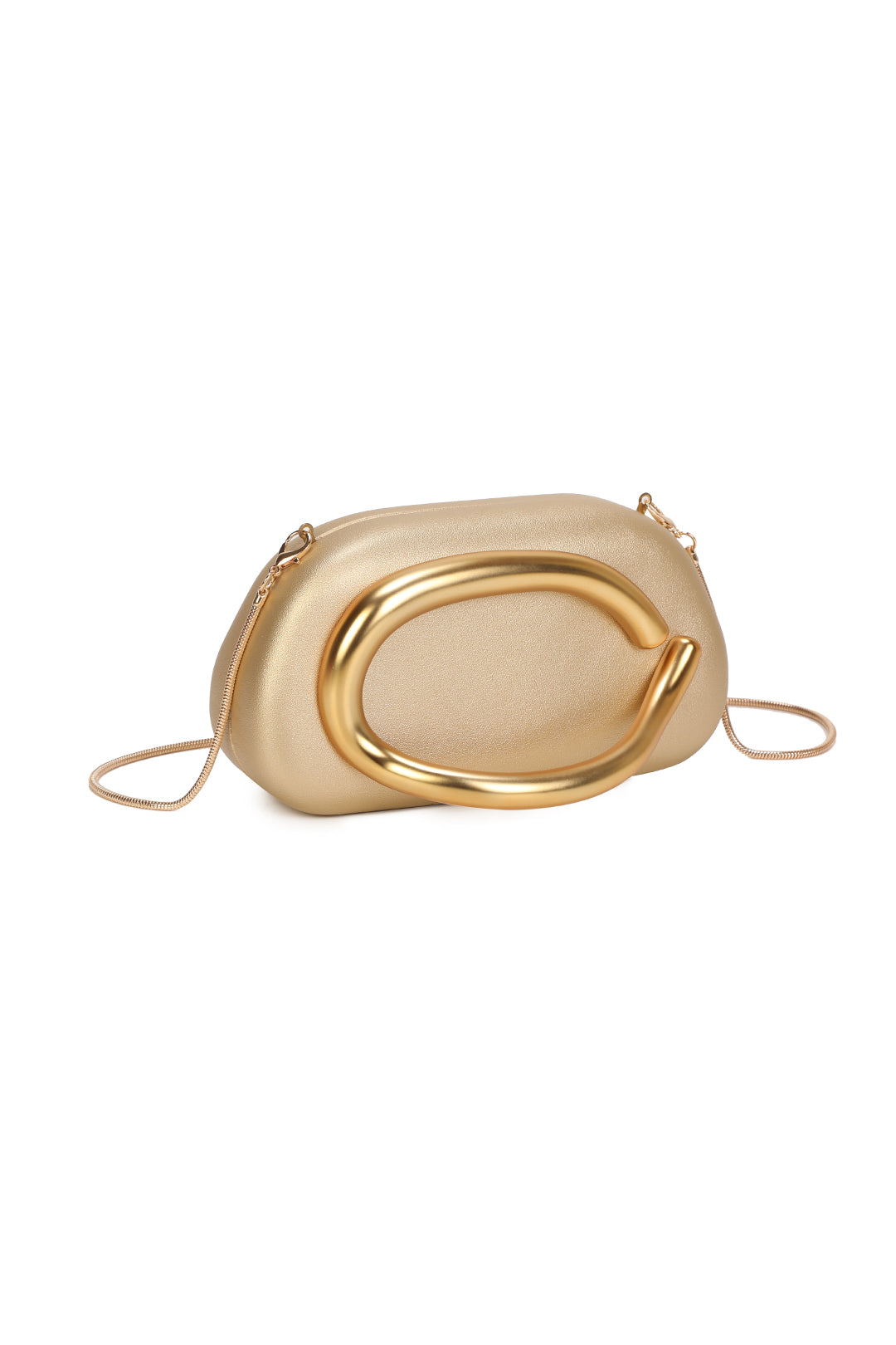 Odette Small PU Leather Handle Clutch Bag - RH311P