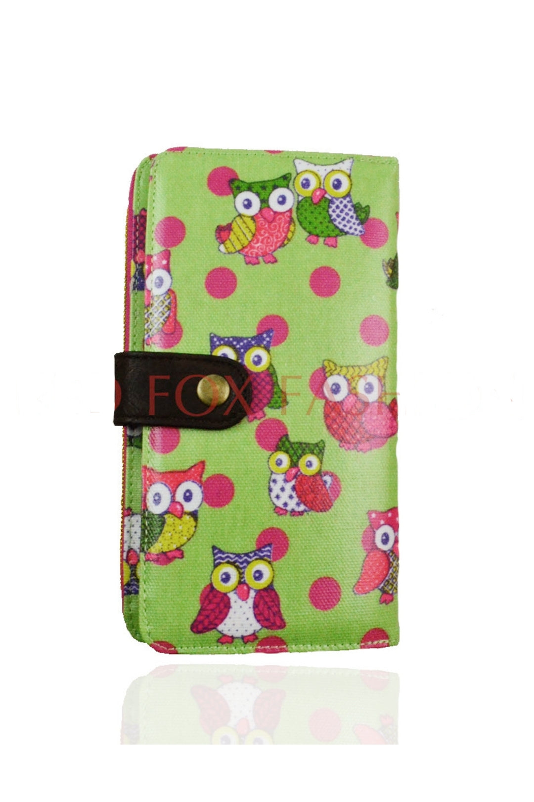 Owl Polka Dot Printed Waterproof Wallet - K2 - Owl - PD