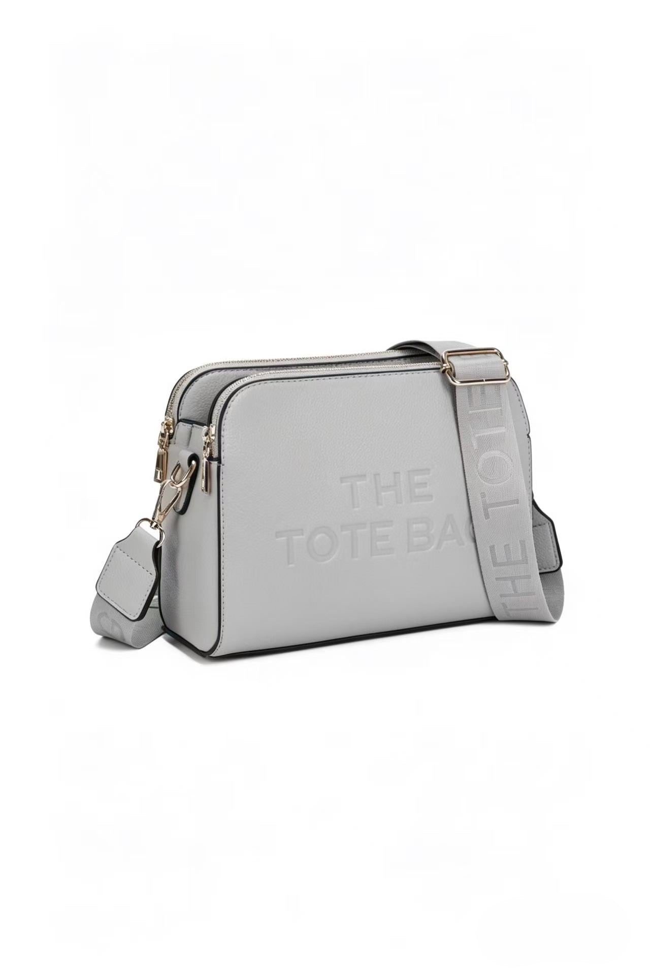 Verity Three Zipped Sections Triple Compartments Crossbody Tote Bag - RM230417