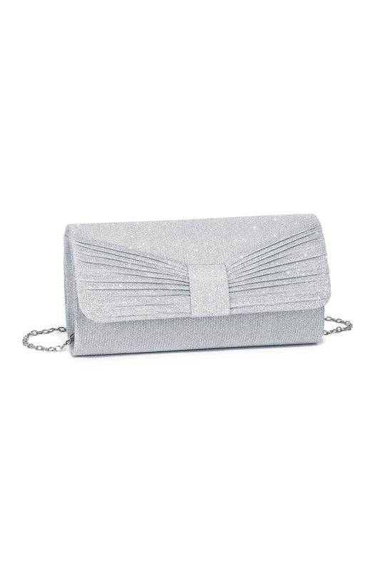 Lucienne Glittering Bow Shaped Evening Clutch Bag - RX2621