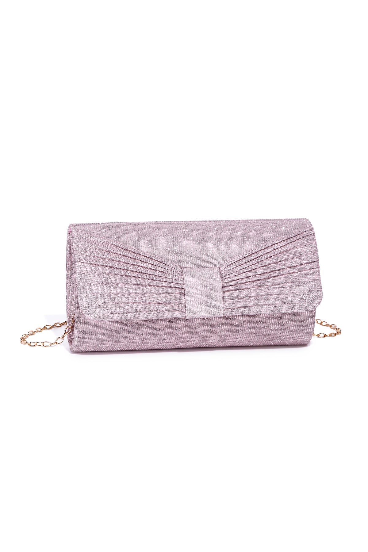Lucienne Glittering Bow Shaped Evening Clutch Bag - RX2621