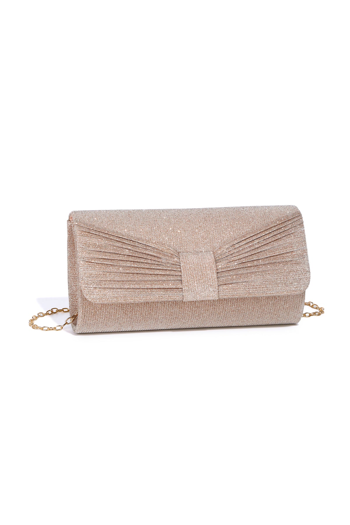 Lucienne Glittering Bow Shaped Evening Clutch Bag - RX2621