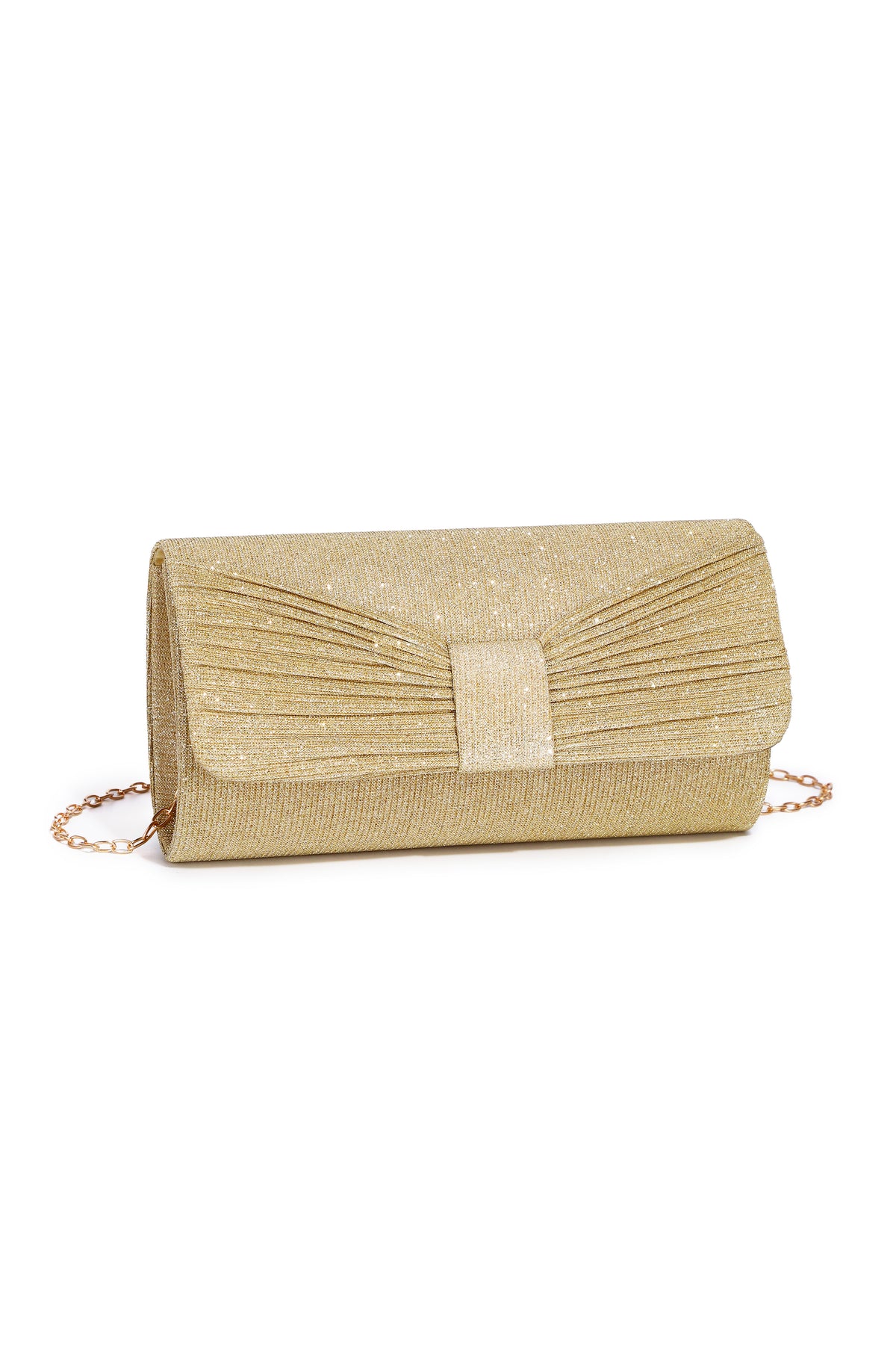 Lucienne Glittering Bow Shaped Evening Clutch Bag - RX2621