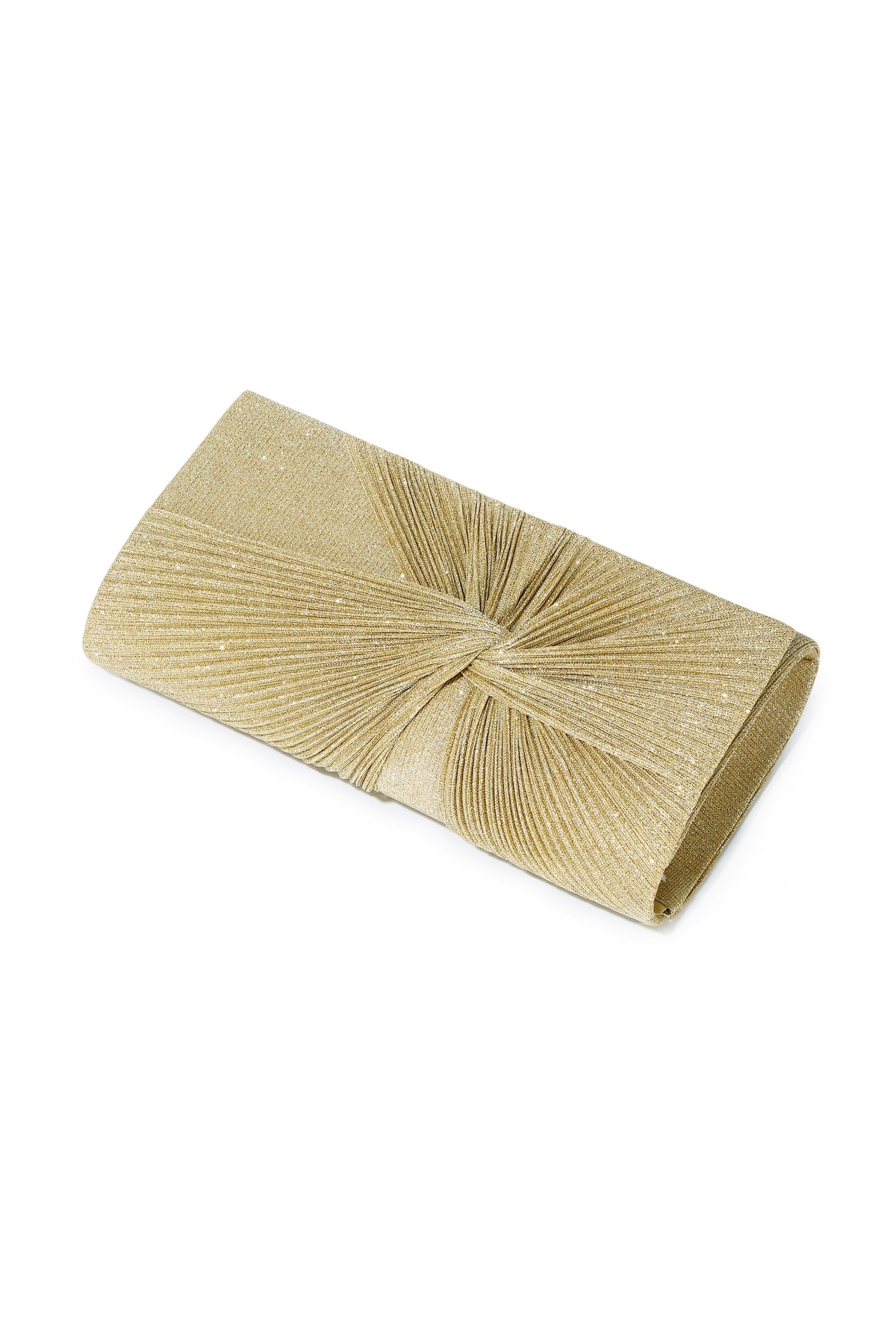 Cadence Glittering Twist Knot Evening Clutch Bag - RX2622