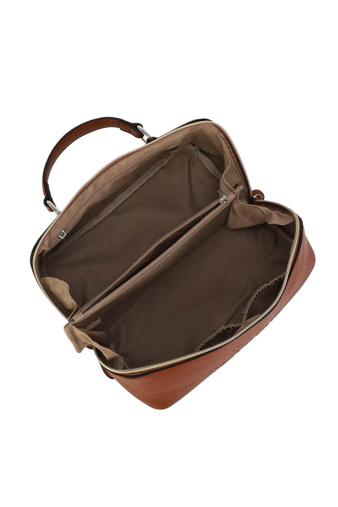 Veya Vanity Case Triple Compacts Top Handle Tote Bag - RB260622