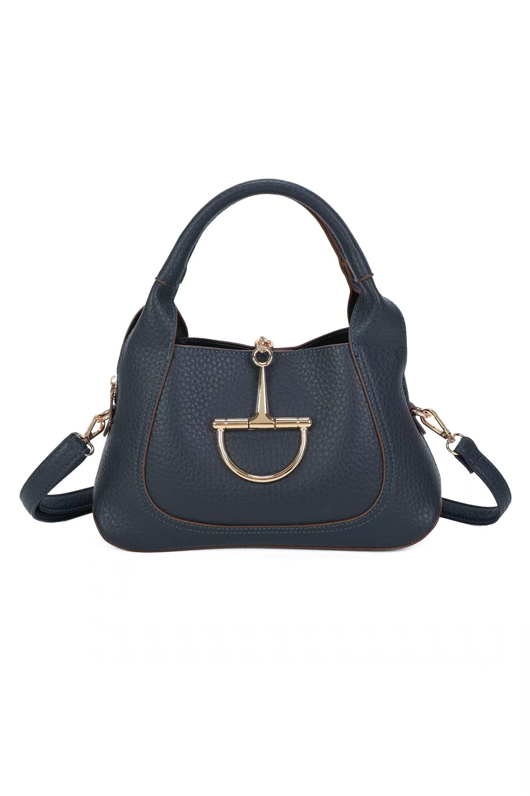 Solenne PU Leather Triple-Compartments Top Handle Bag - RB260516