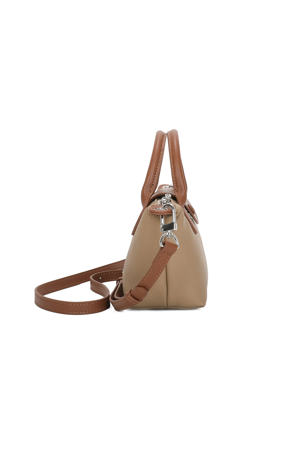 Ria Leather Mini Shoulder Top Handle Bag