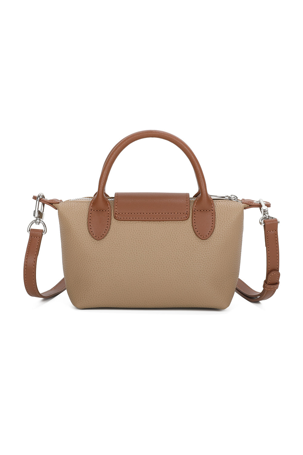 Ria Leather Mini Shoulder Top Handle Bag(VL2402)