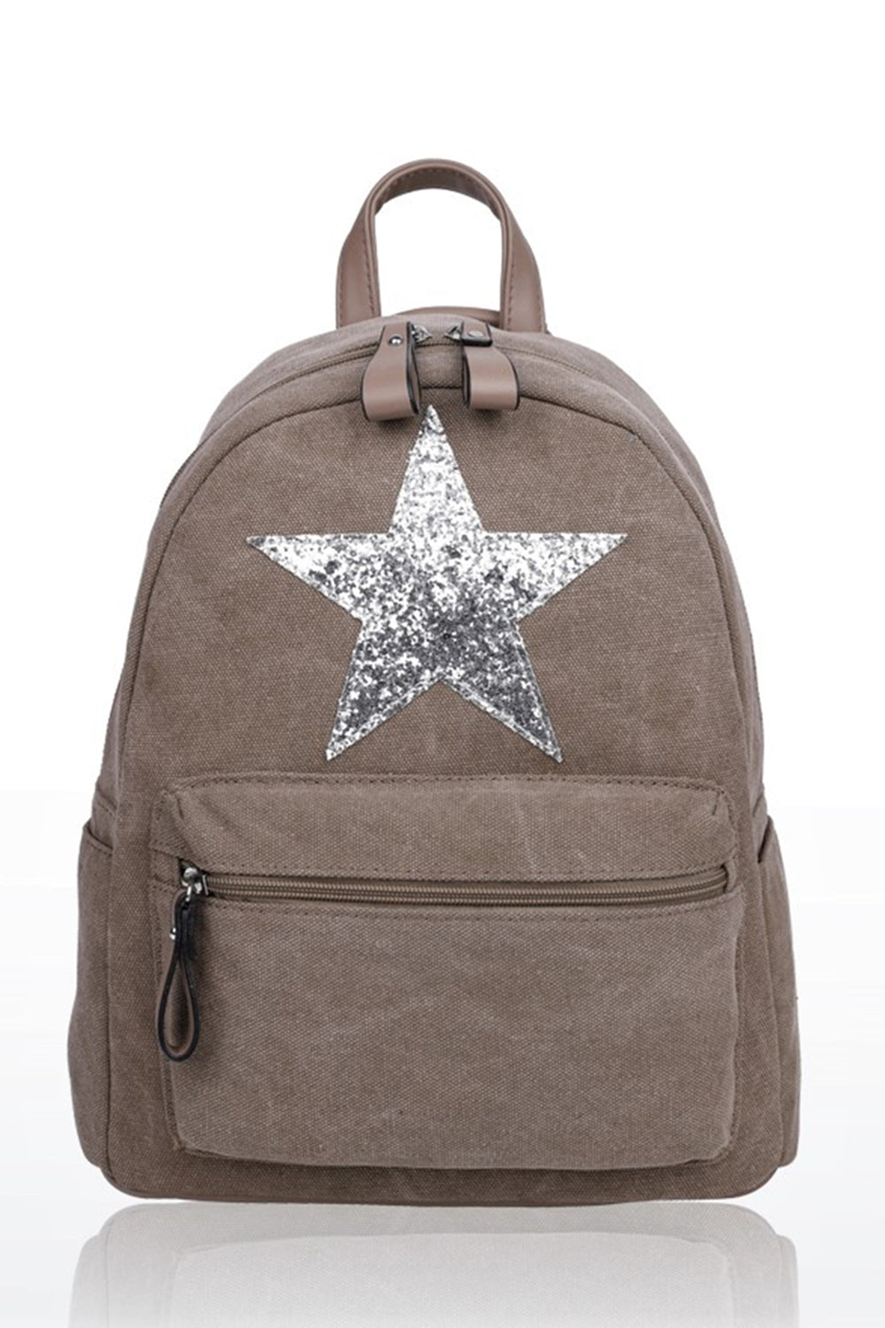 Sparkle Star Canvas Backpack x Rucksack - RH180816