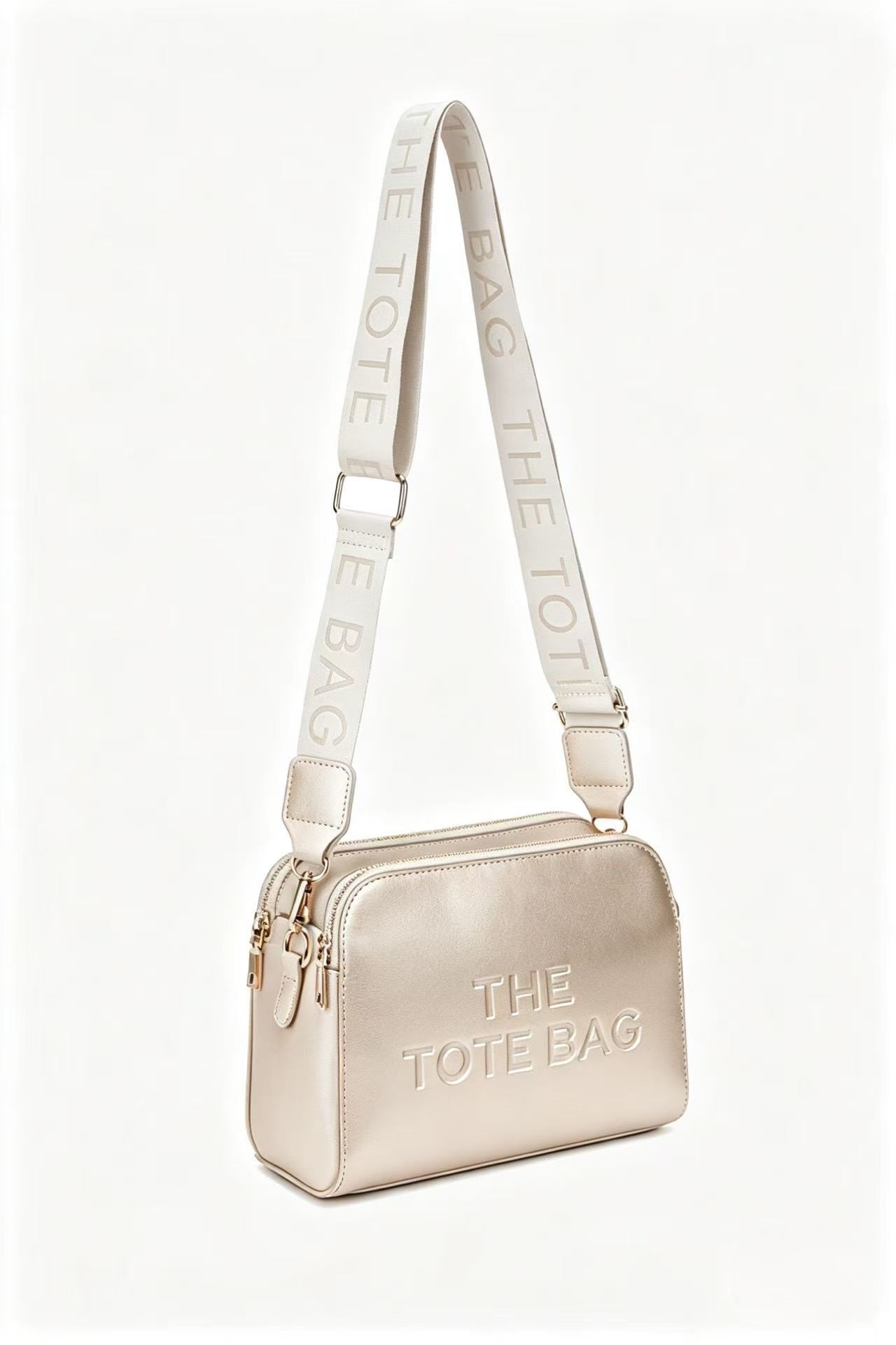 Verity Three Zipped Sections Triple Compartments Crossbody Tote Bag - RM230417