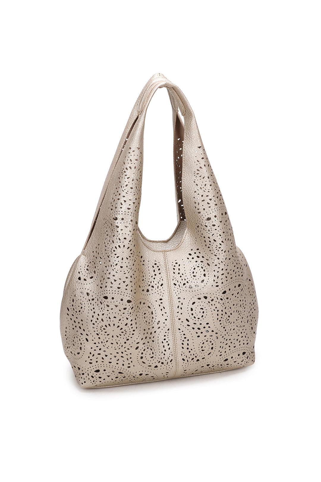 Halcyon Large 2-in-1 PU Leather Laser Cut Shoulder Bag - RJ250971