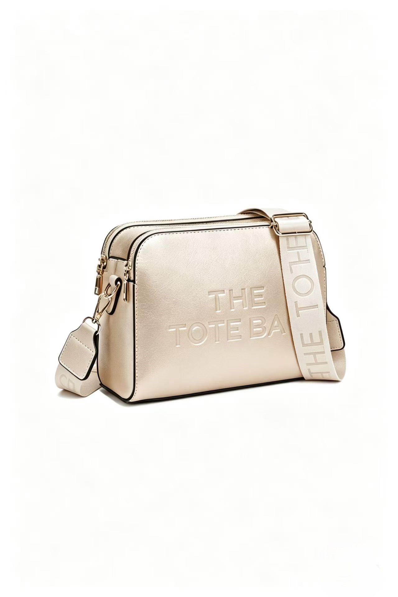 Verity Three Zipped Sections Triple Compartments Crossbody Tote Bag - RM230417