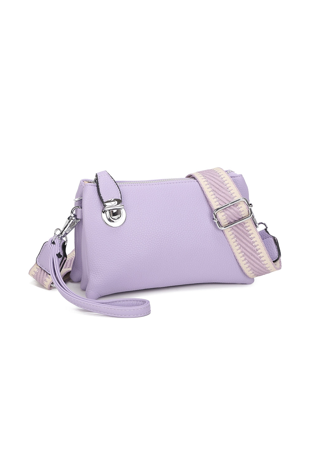 Lunaris Triple Compartment Crossbody Bag With A Fixed Lock - RM250612