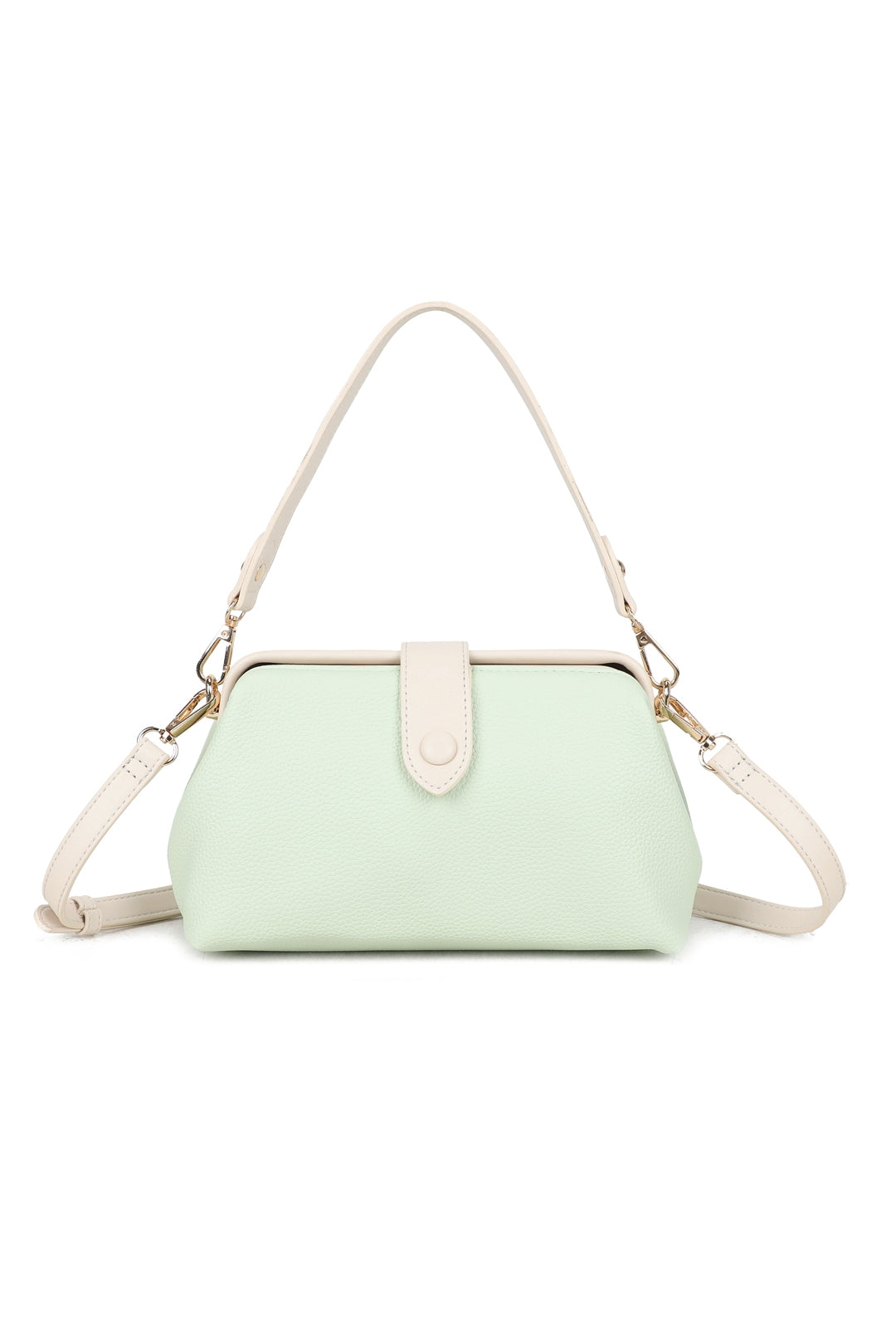 Elira PU Leather Top Handle Crossbody Vanity Hobo Bag - RJ221033