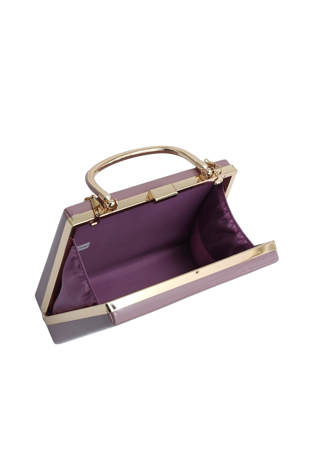 Trapezoid Evening Clutch Bag