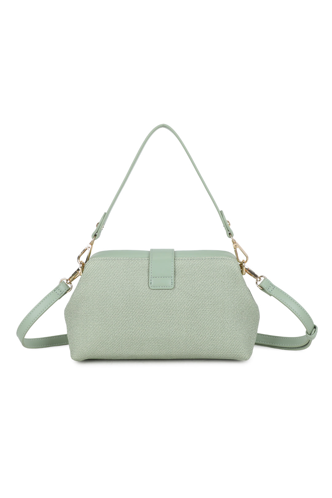 Isold Classic Bee Badge PU Leather Top Handle Crossbody Hobo Bag - RJ241075