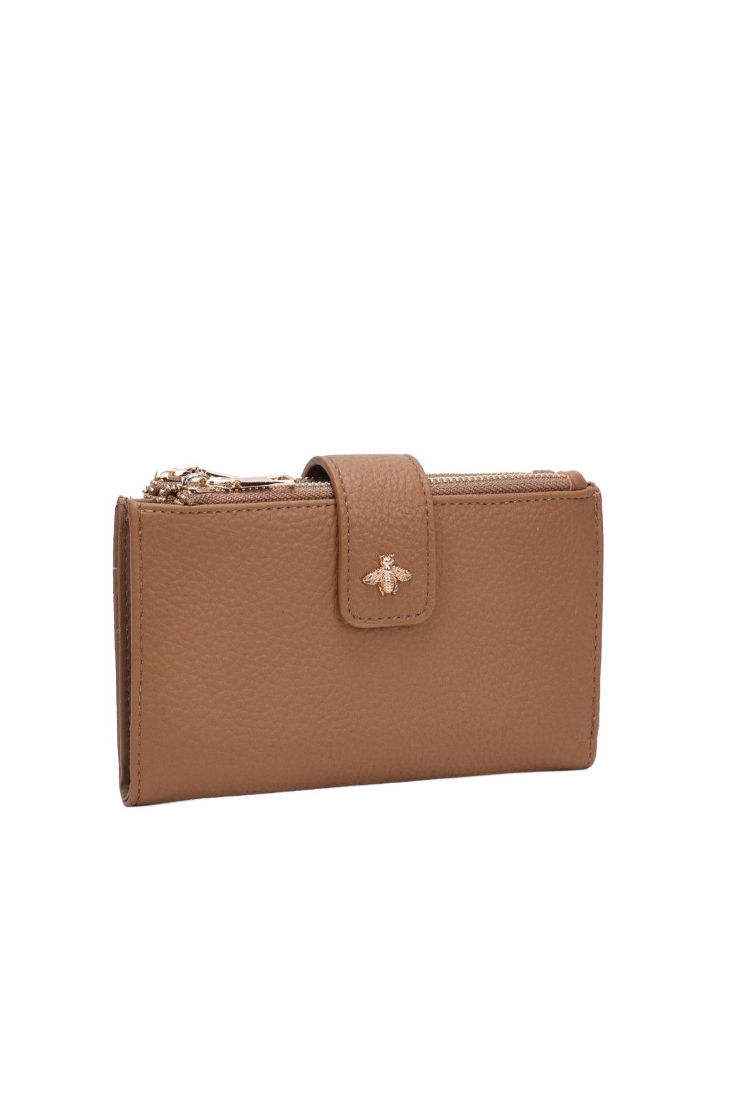 Ardyn Bee Badge Zipper PU Leather Wallet - P2482