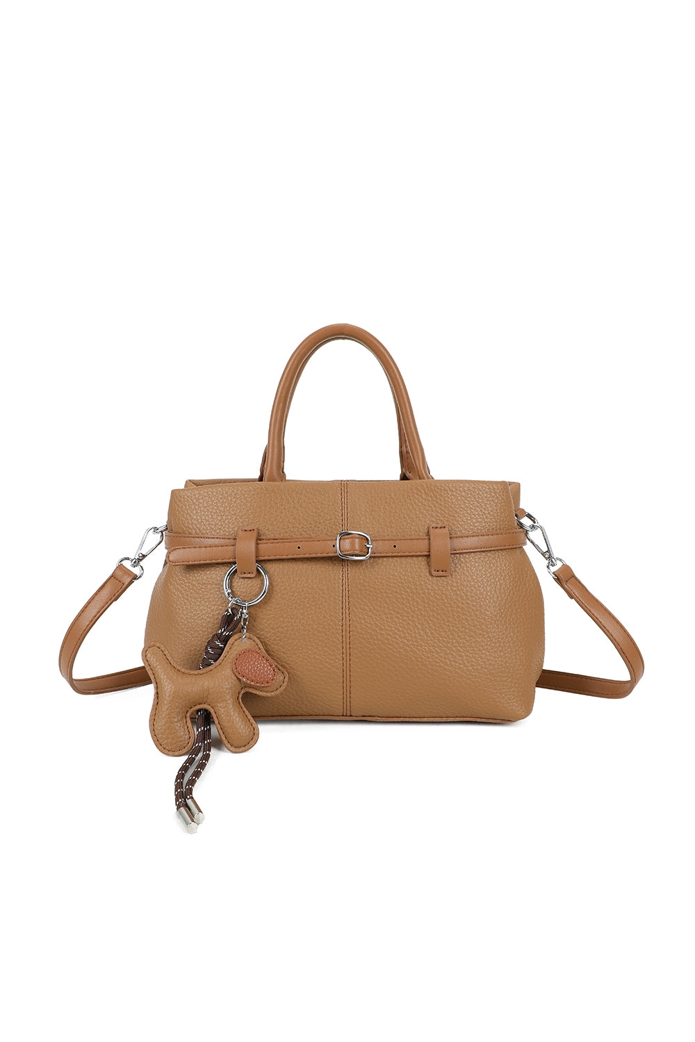 Civetta PU Leather Crossbody Bag With A Dog Charm - RX250582
