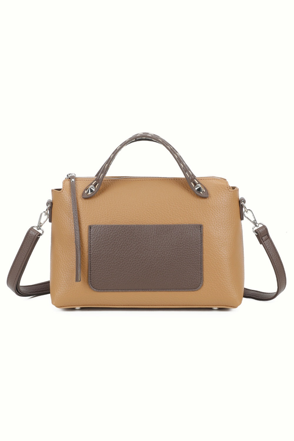 Arva PU Leather Crossbody Top-Handle Bag(RJ250573)