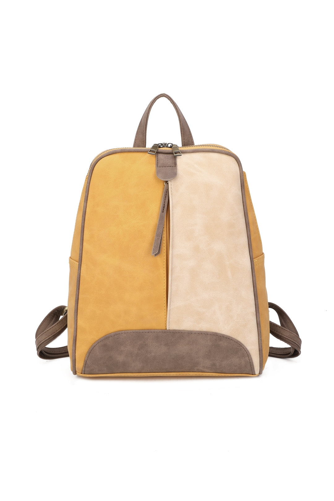 Zivaro Multi-Color Suede Leather Backpack - RW240456