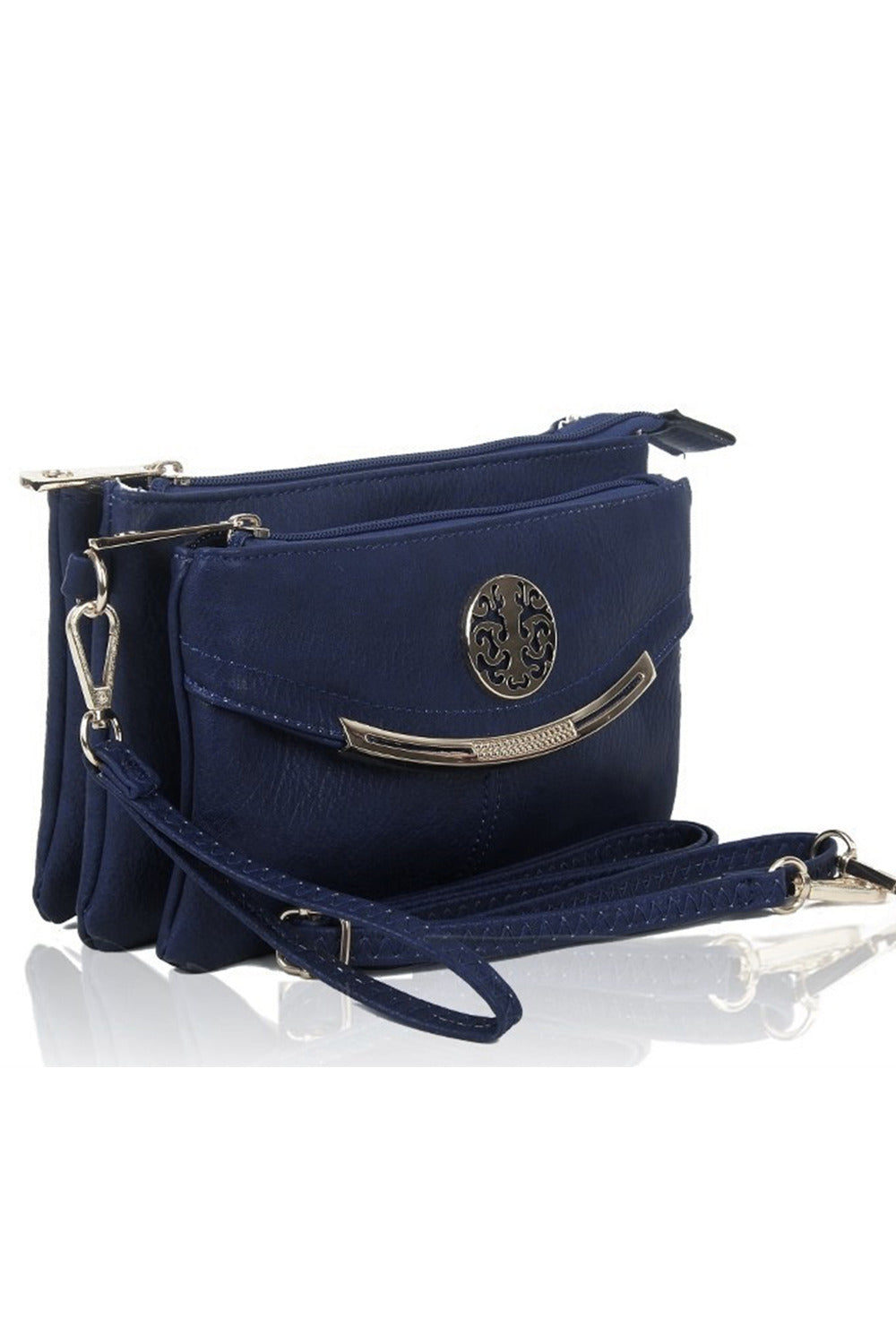 Noveau Triple Compartment Crossbody Bag - RB15111