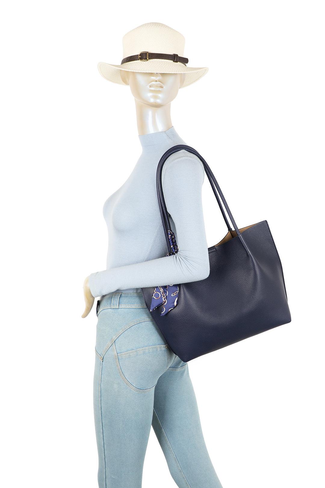 Noa Oversize 2in1 Minimalist Tote Bag With A Crossbody Bag - RJ250973
