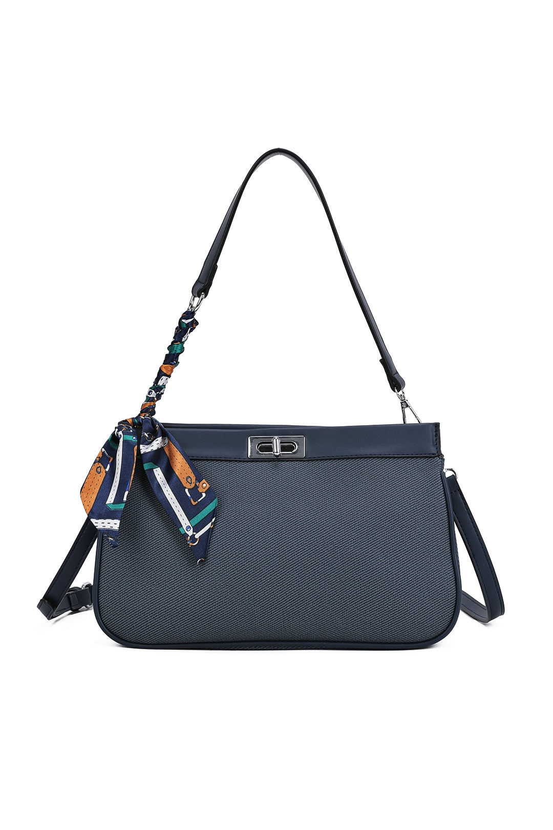 Caspian Dual Compartment Shoulder Bag With A Lock - RB250952