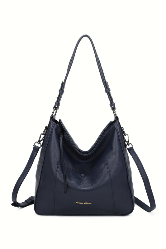 Marwyn Real Leather Hobo Shoulder Bag - VL2501