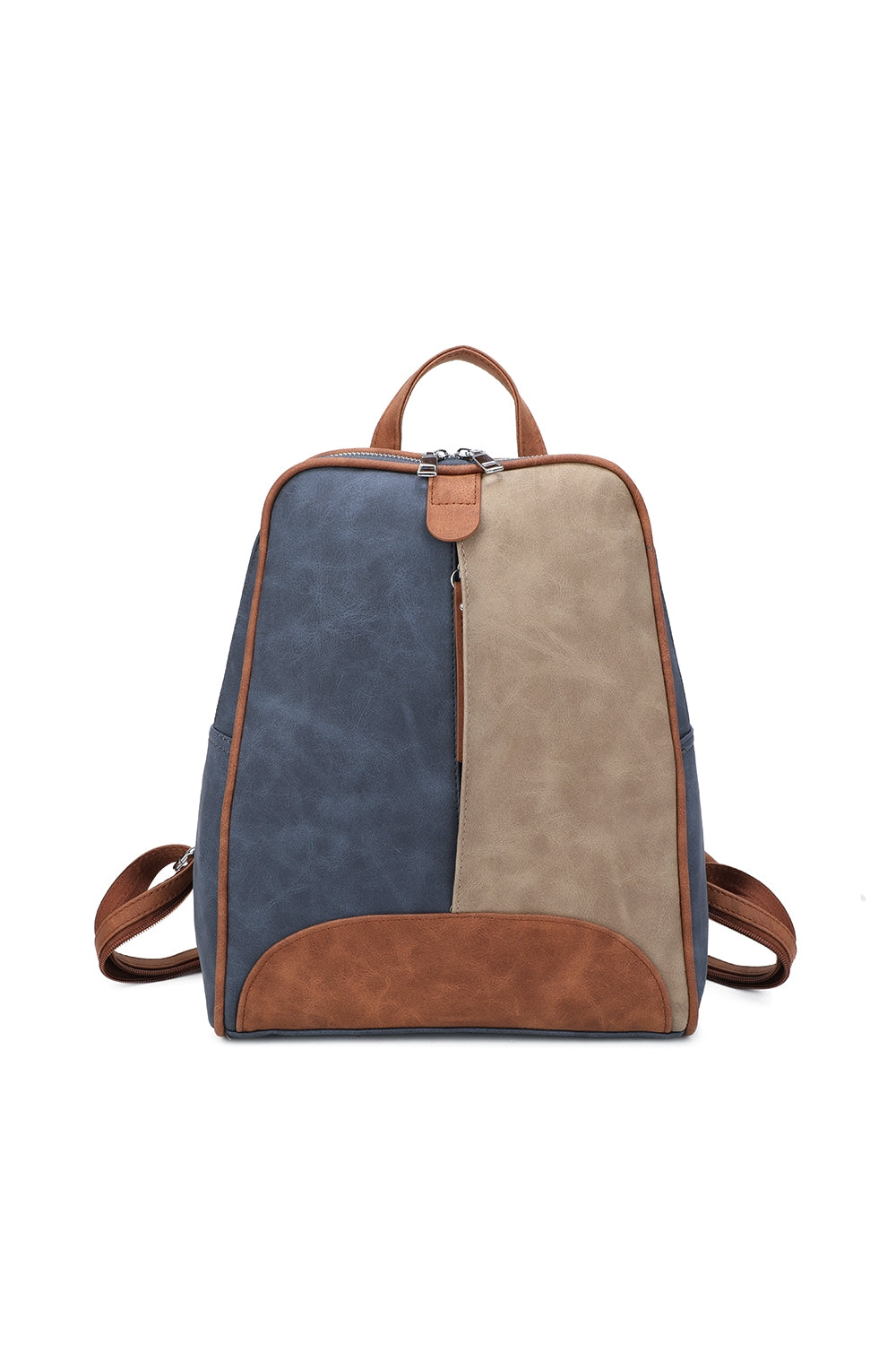 Zivaro Multi-Color Suede Leather Backpack - RW240456