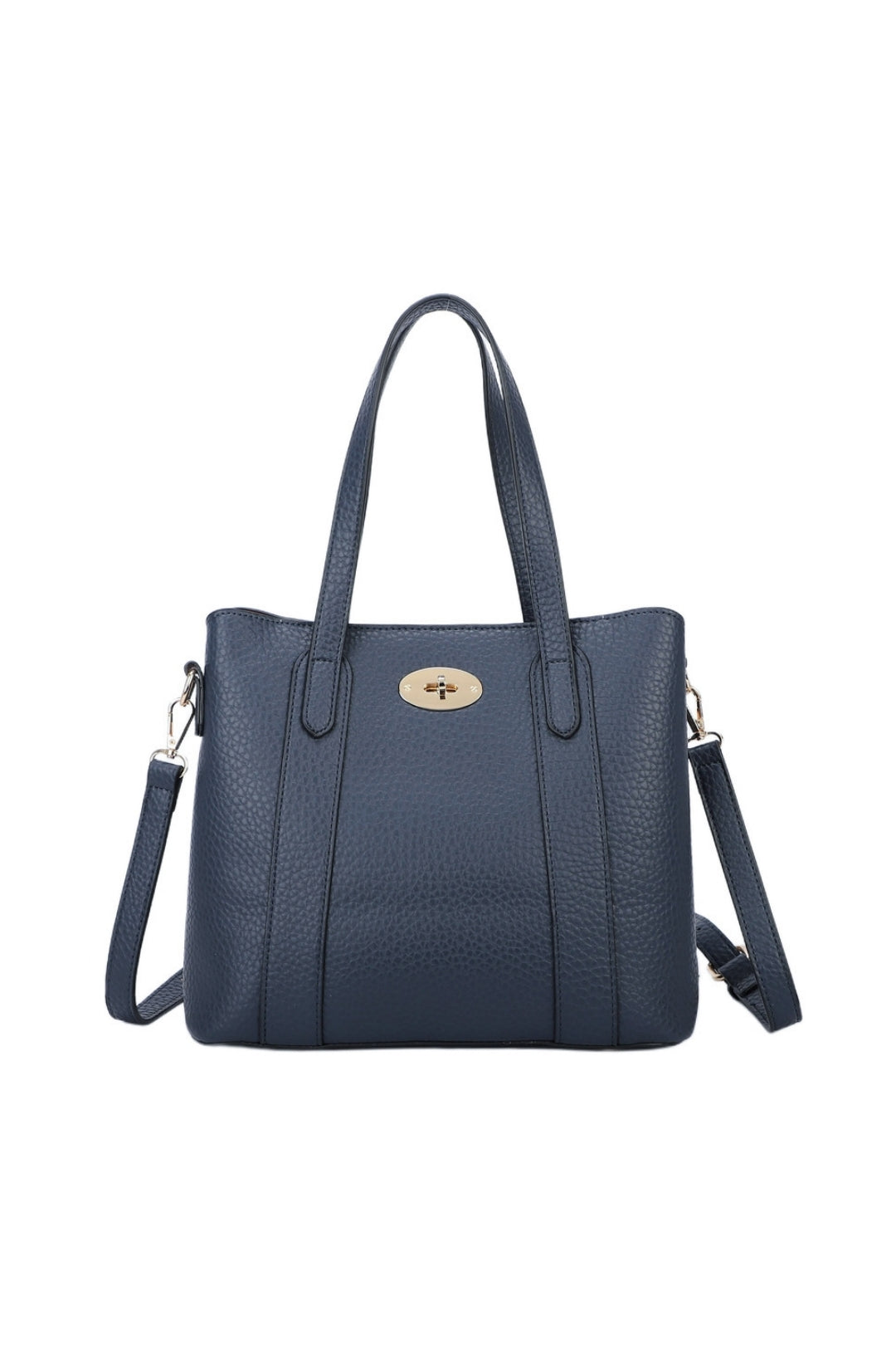 Evoline PU Leather Top Handle HandBag With Extra Removable Strap - RB250469