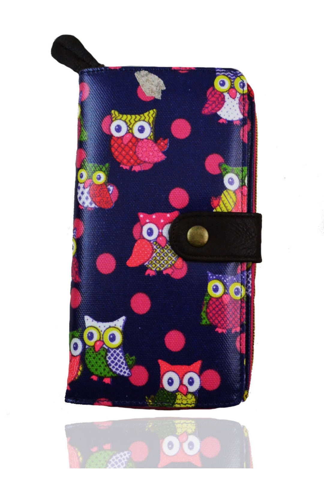 Owl Polka Dot Printed Waterproof Wallet - K2 - Owl - PD