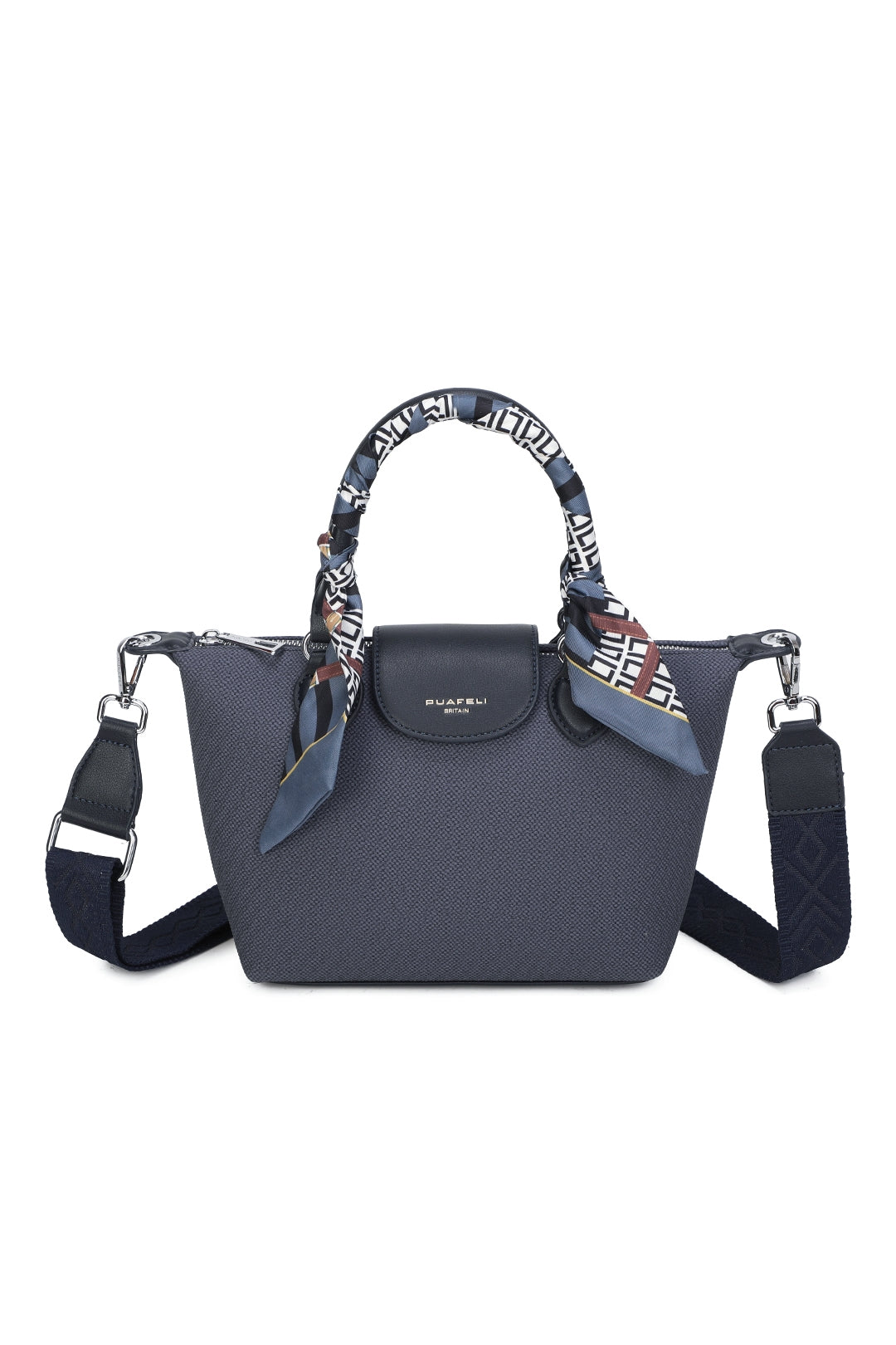 Ardenelle Large Shoulder Scarf Wrapped Top Handle Bag - RY250967