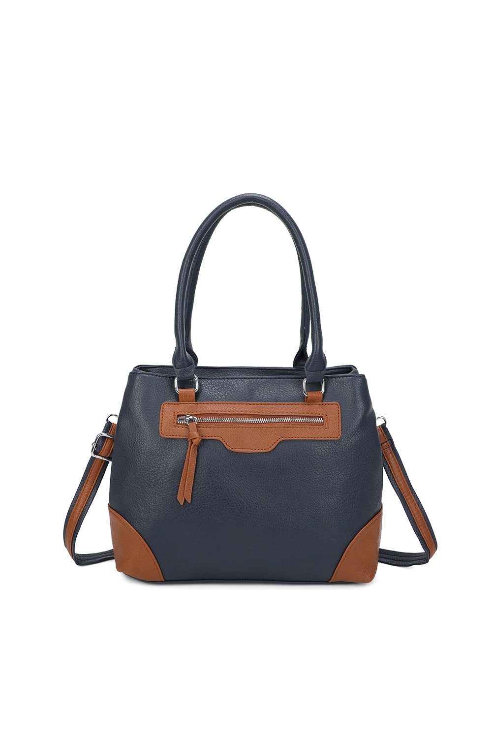 Olivette PU Leather 2 Compartments Multi Pocket Practical Hobo Bag - RW250559