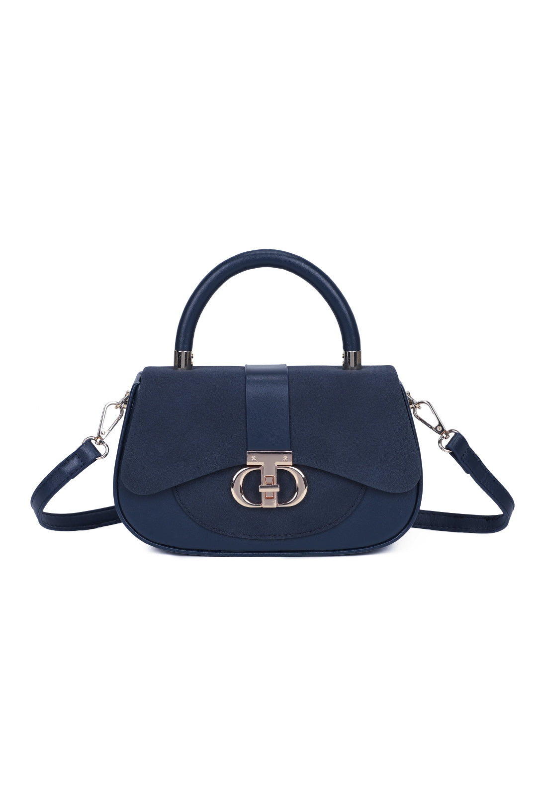Opaline PU Leather Top Handle Crossbody Bag - RY260538