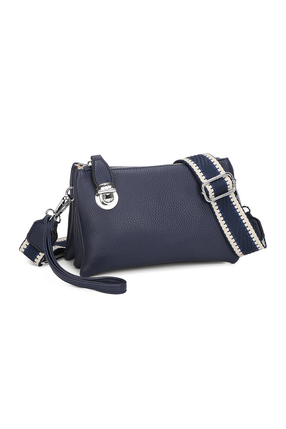 Lunaris Triple Compartment Crossbody Bag With A Fixed Lock - RM250612