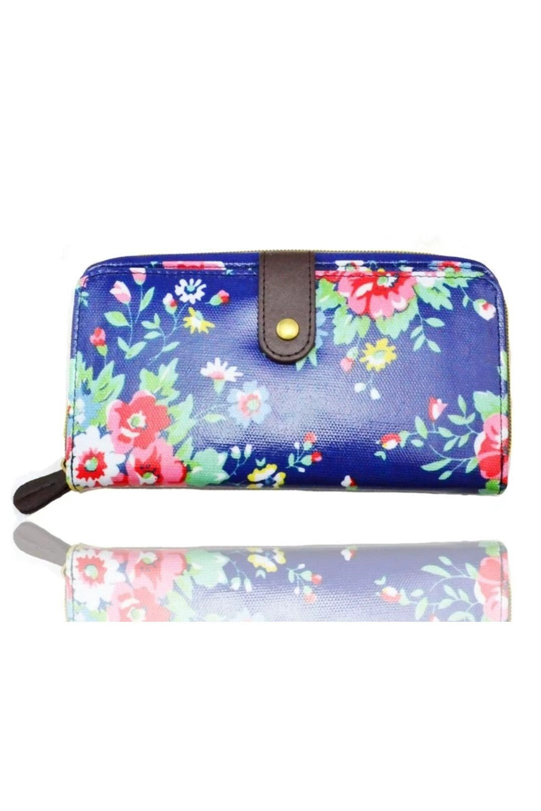 Floral Long Bifold Waterproof Purse - K2 - F
