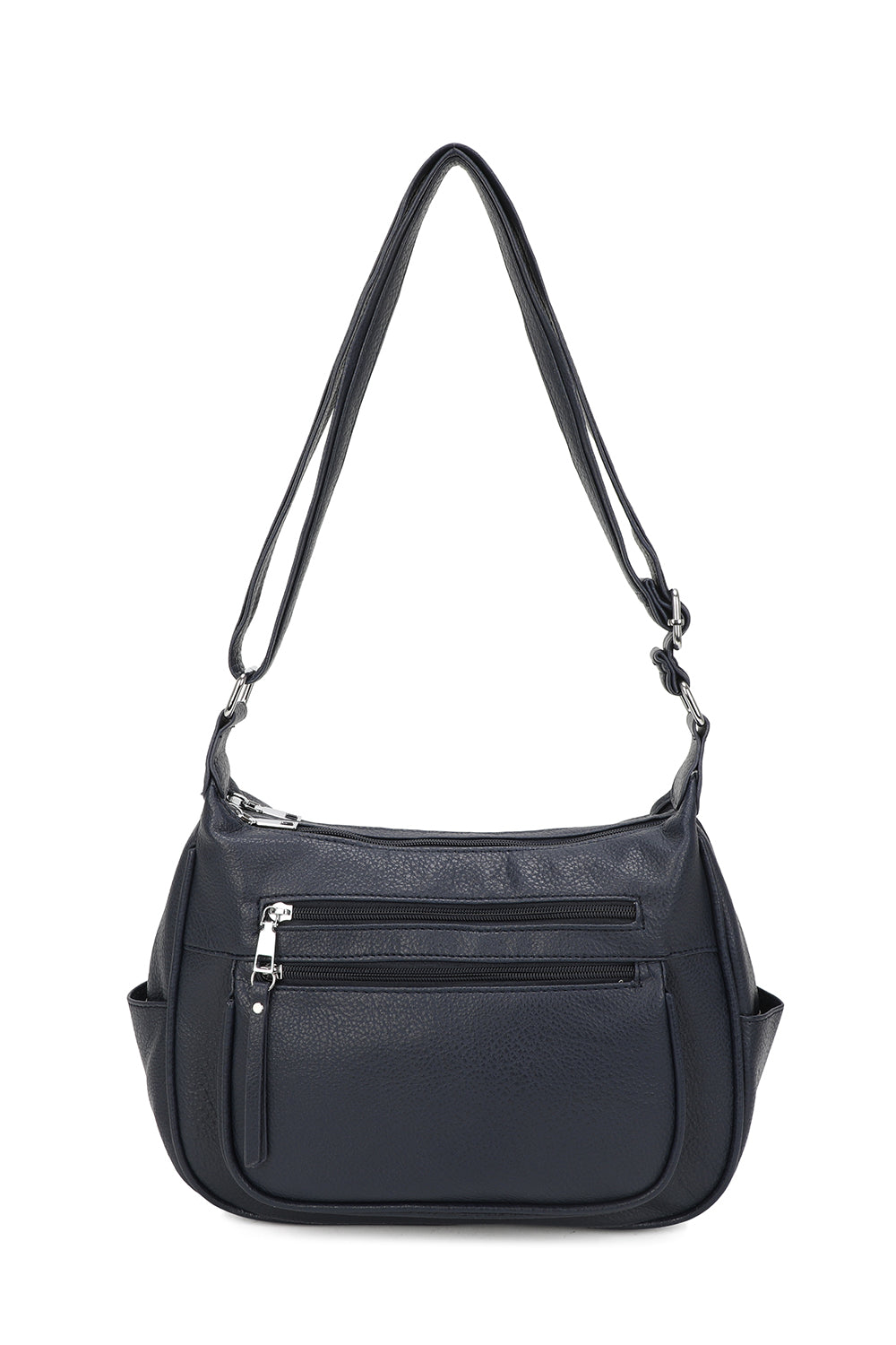 Orrin Strap Adjustable PU Leather Multi Pocket Practical Crossbody Bag - RW25058