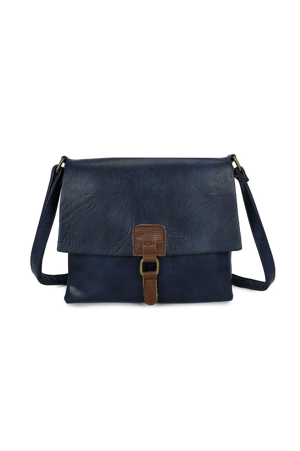 The Maven Crossbody Shoulder Bag With Real Leather Magnet Fastening - RB241022