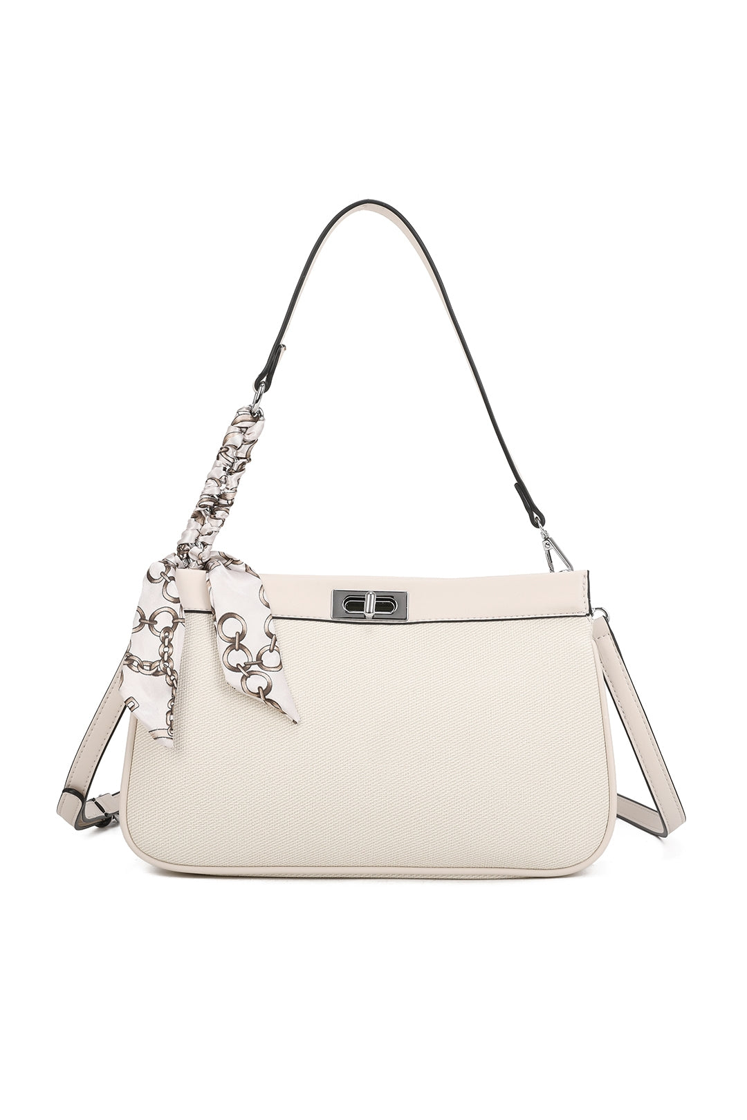 Caspian Dual Compartment Shoulder Bag With A Lock - RB250952