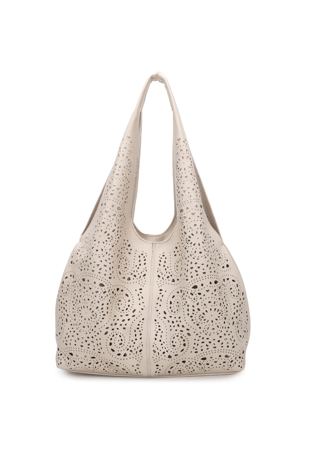 Halcyon Large 2-in-1 PU Leather Laser Cut Shoulder Bag - RJ250971