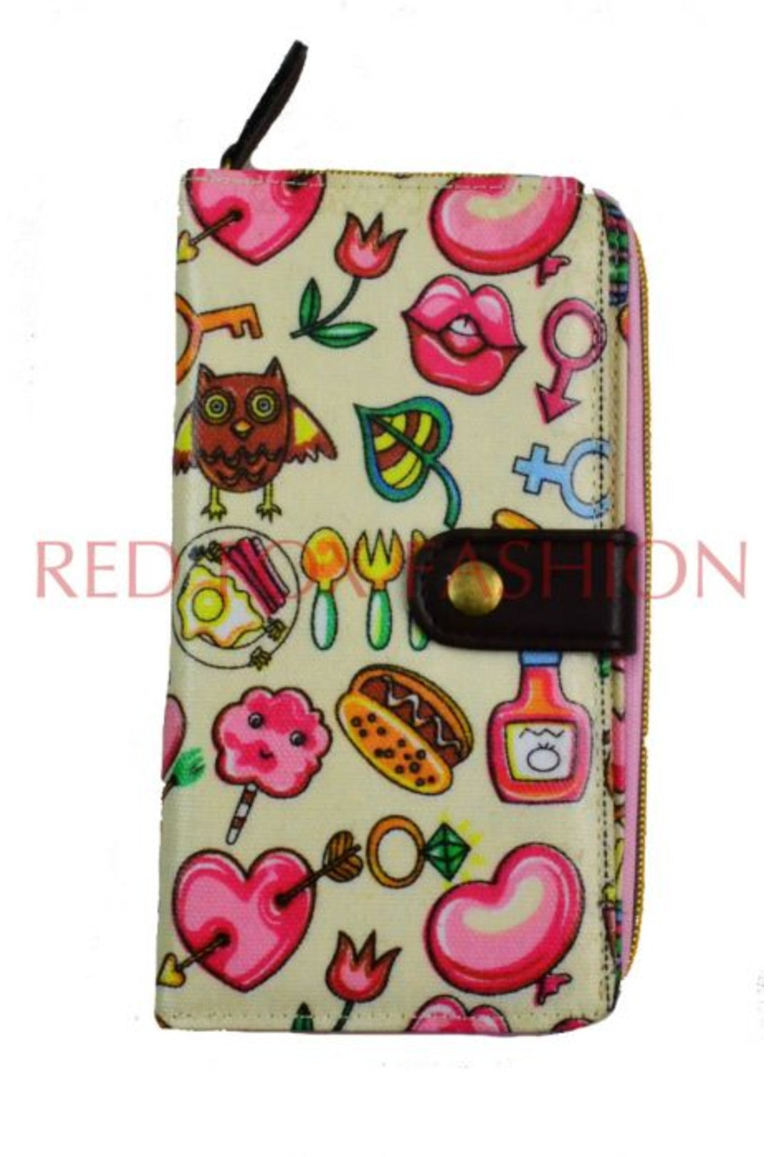Fun Doodle PU Leather Pocket Wallet - K2 -E1