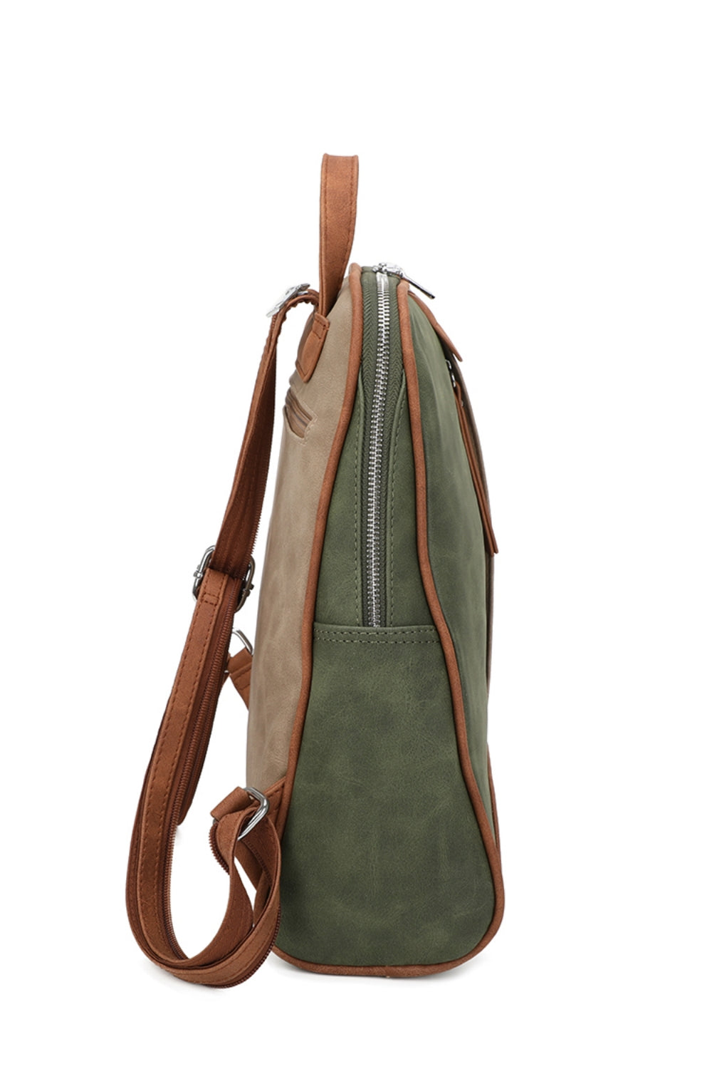 Zivaro Multi-Color Suede Leather Backpack - RW240456