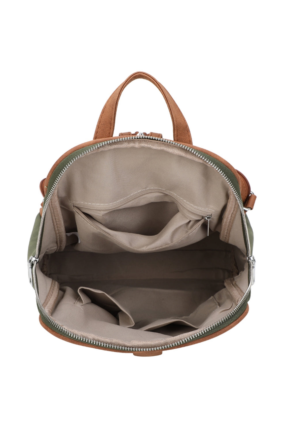 Zivaro Multi-Color Suede Leather Backpack - RW240456