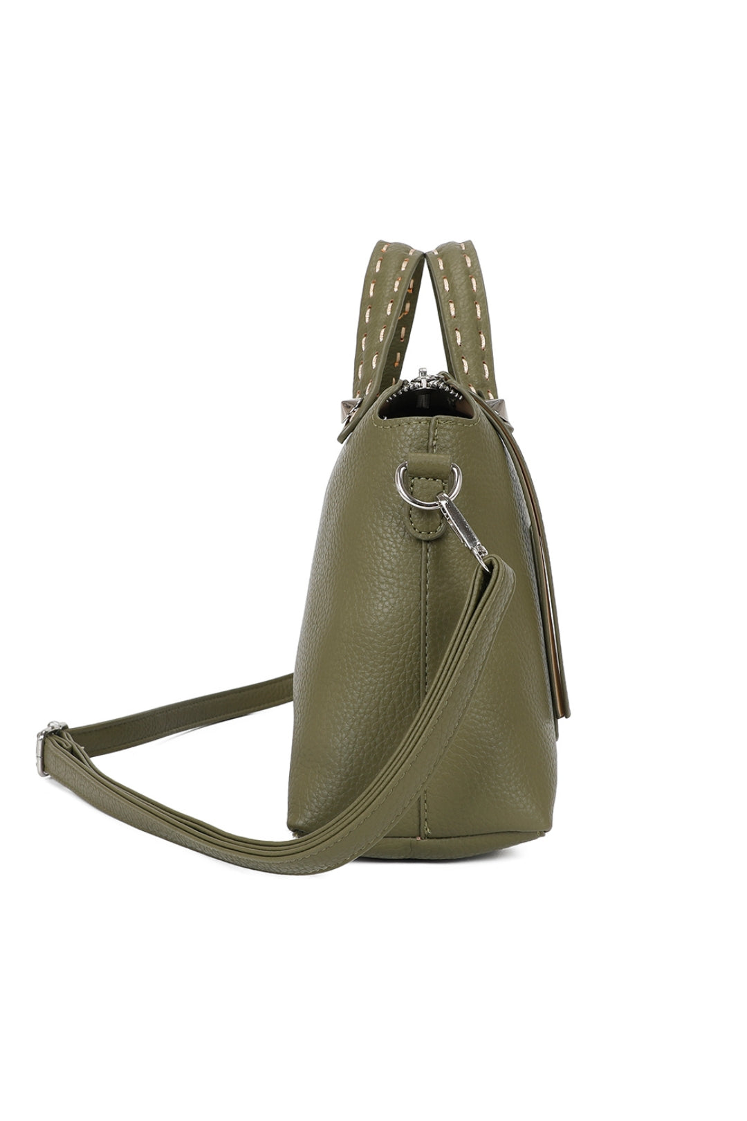 Arva PU Leather Crossbody Top-Handle Bag(RJ250573)