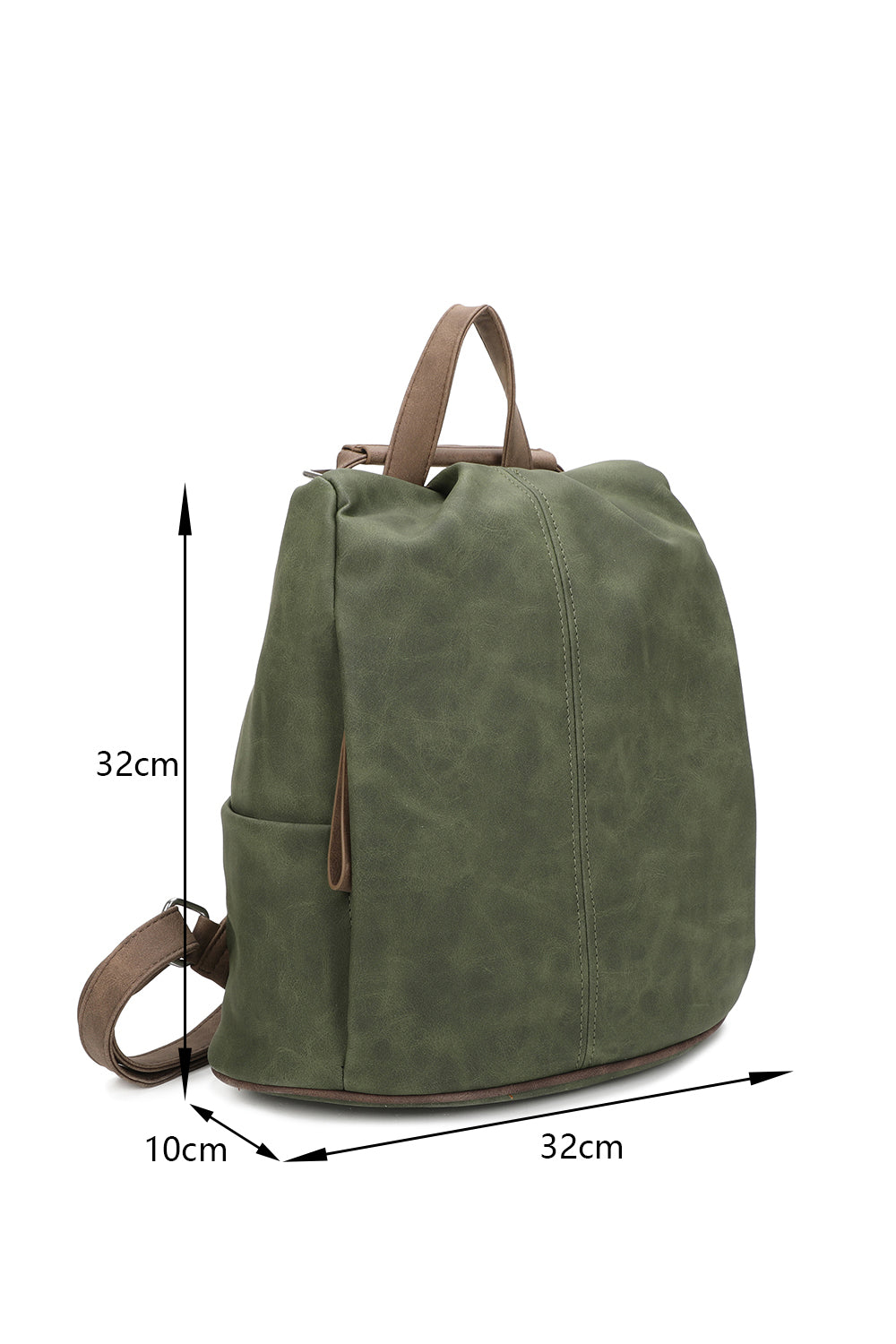 EverTrail Suede PU Leather Backpack - RB240511N