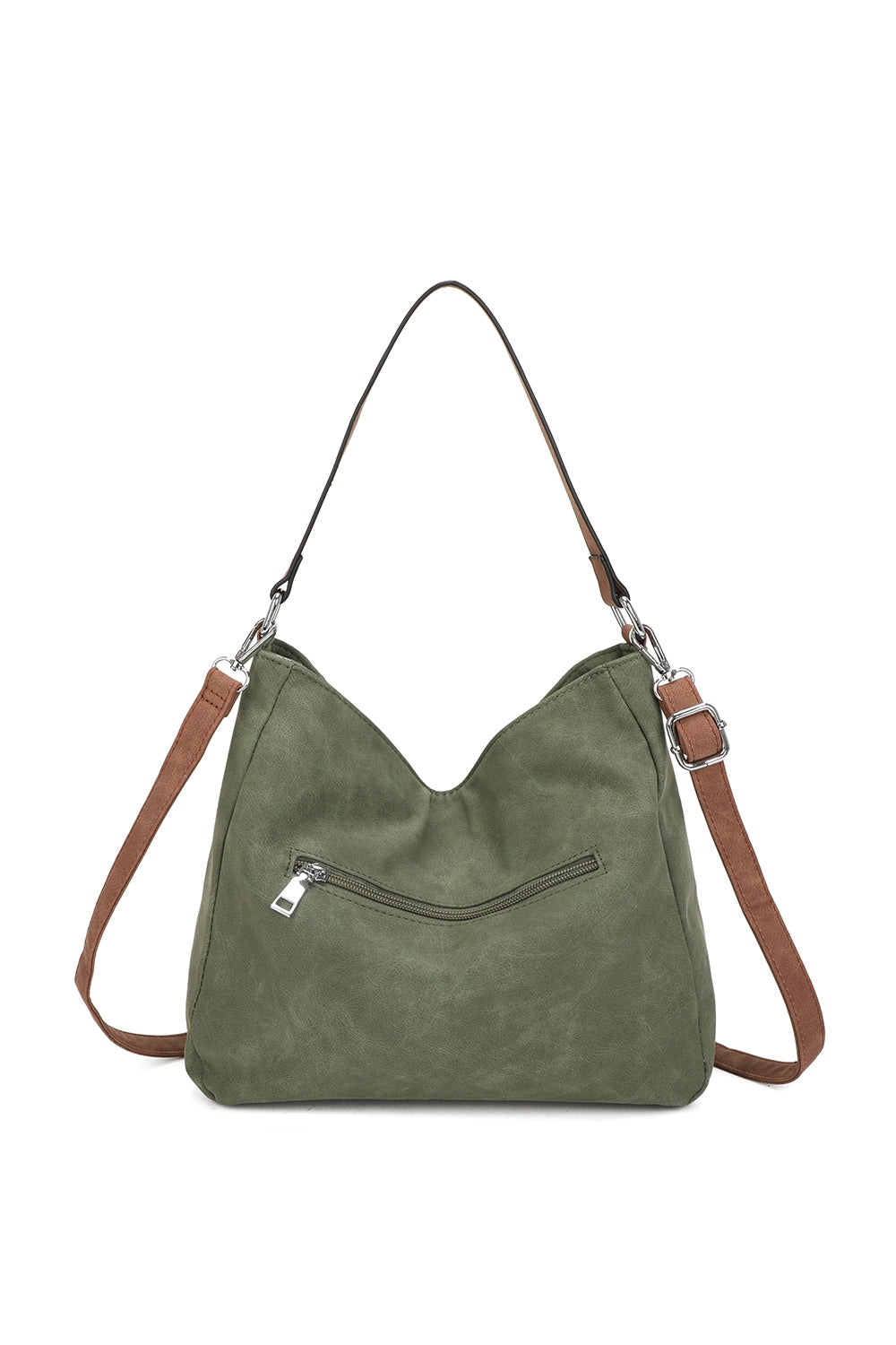 Solstice Suede PU Leather Multi-Color Shoulder Bag - RB250461