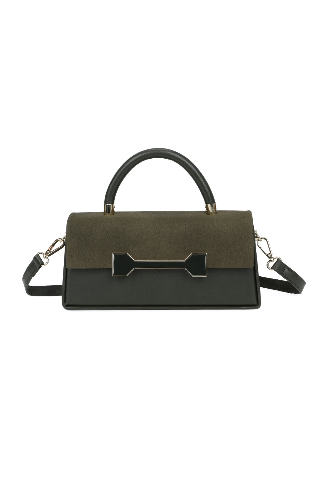 Delphine PU Leathe Top Handle Crossbody Bag - RY260537